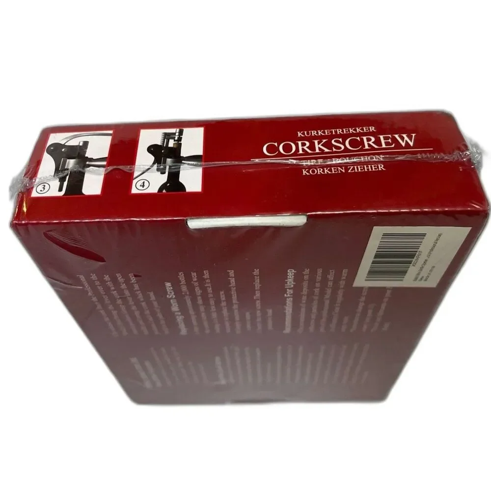 Wine Bottle Opener Lever Corkscrew Set Foil Cutter Home Bar Tool Kitchen Gift